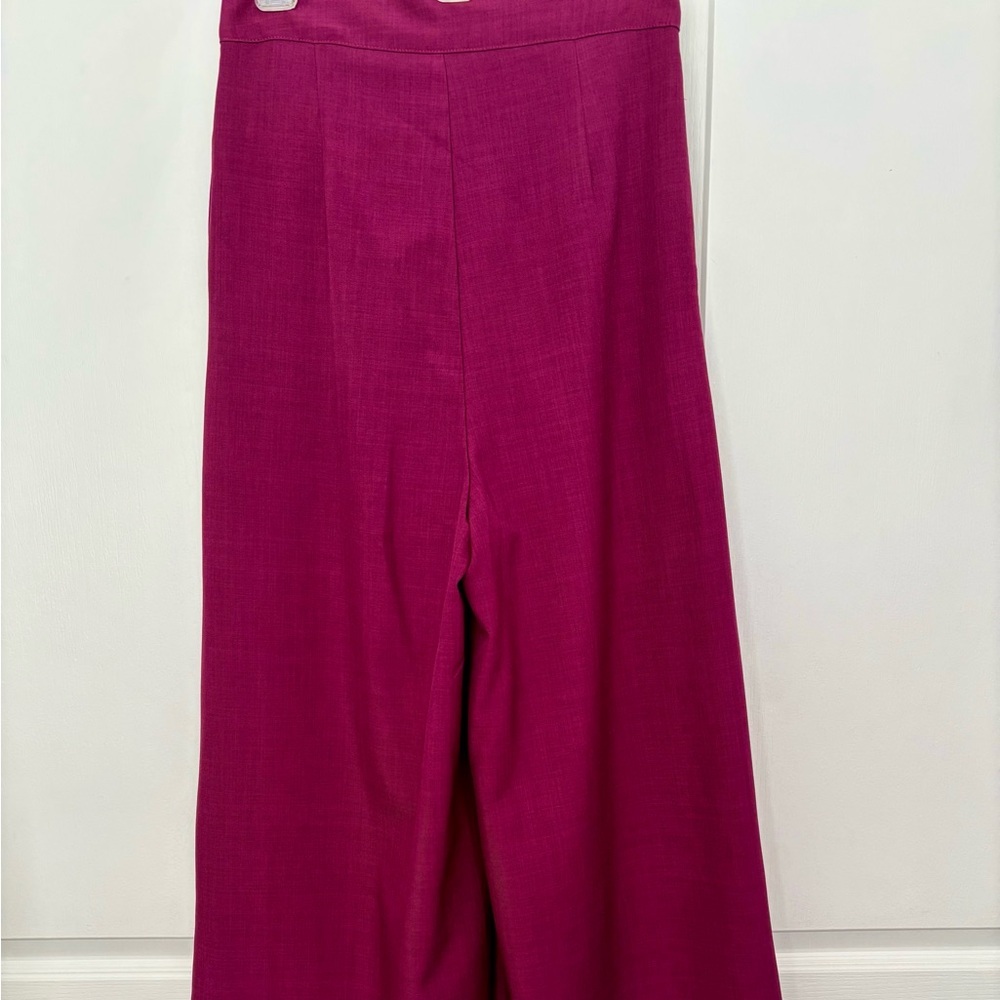 Flying Tomato Magenta Palazzo Pants | Size Small | High Rise Wide Leg - Picture 7 of 10